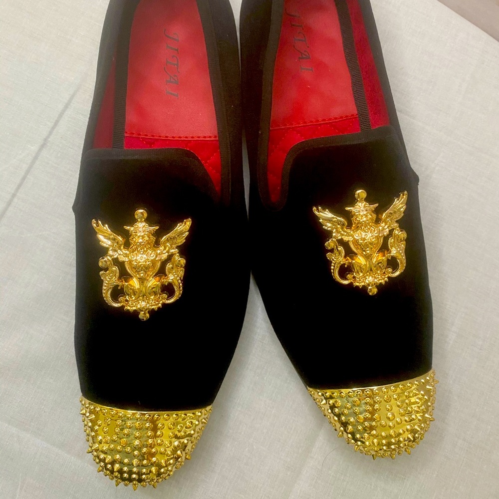 JITAI Genuine Leather Men’s Slip on Loafers 9.5